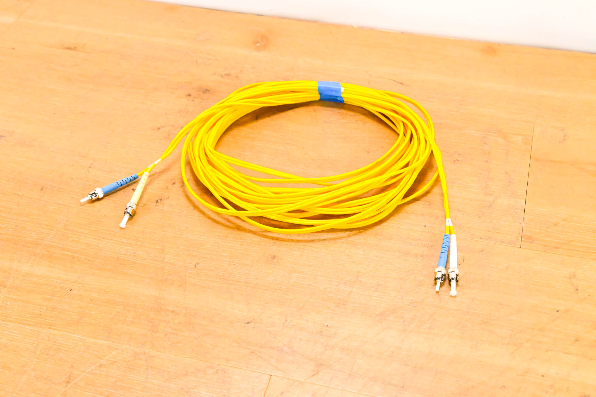 Corning SMF-28 Ultra ST-ST Duplex Single Mode Fiber Cable - 20'