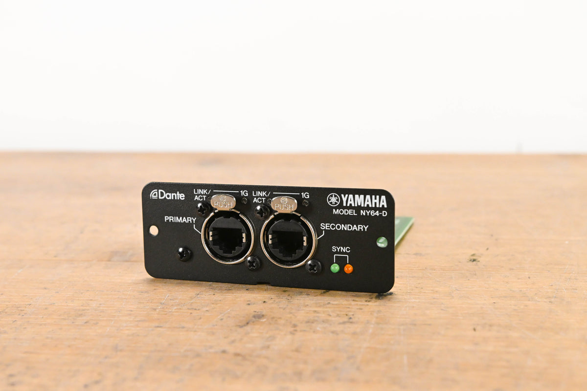 Yamaha NY64-D Dante I/O Expansion Card for TF Mixers