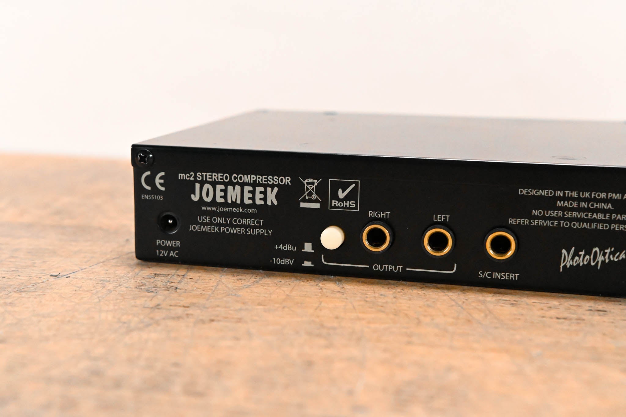 Joemeek Mc2 Stereo Optical Compressor (NO POWER SUPPLY)