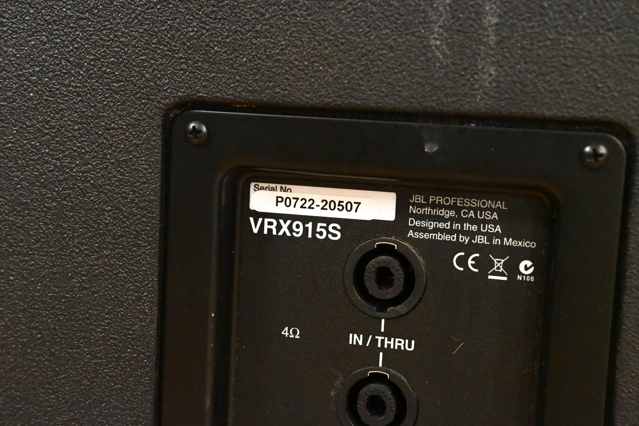 JBL VRX915S 15" Bass Reflex Subwoofer