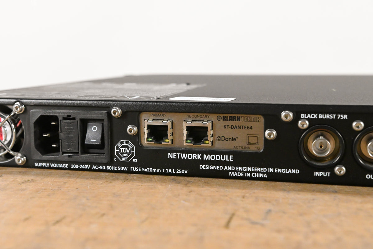 Klark Teknik DN9650 Digital Audio Network Bridge with Dante