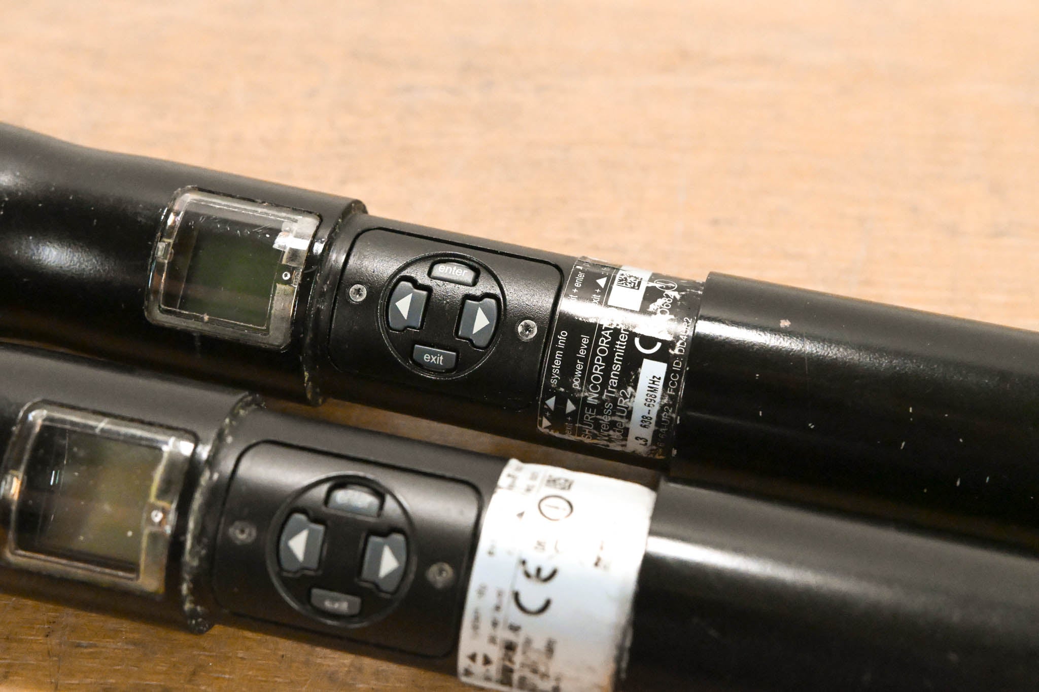 Shure UR4D Wireless Receiver w/ two UR2/SM58 Handheld Mics - L3 Band