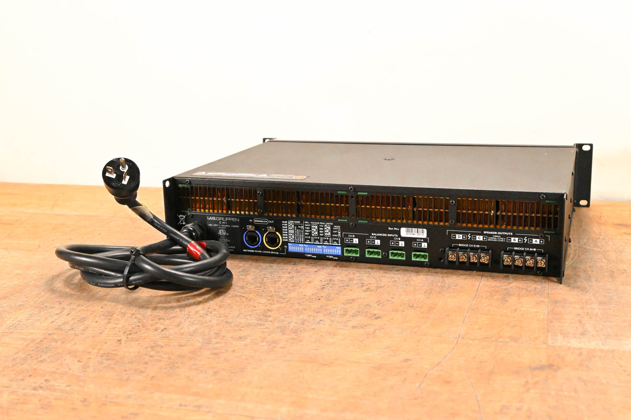 Lab Gruppen C 48:4 4800W 4-Channel Power Amplifier