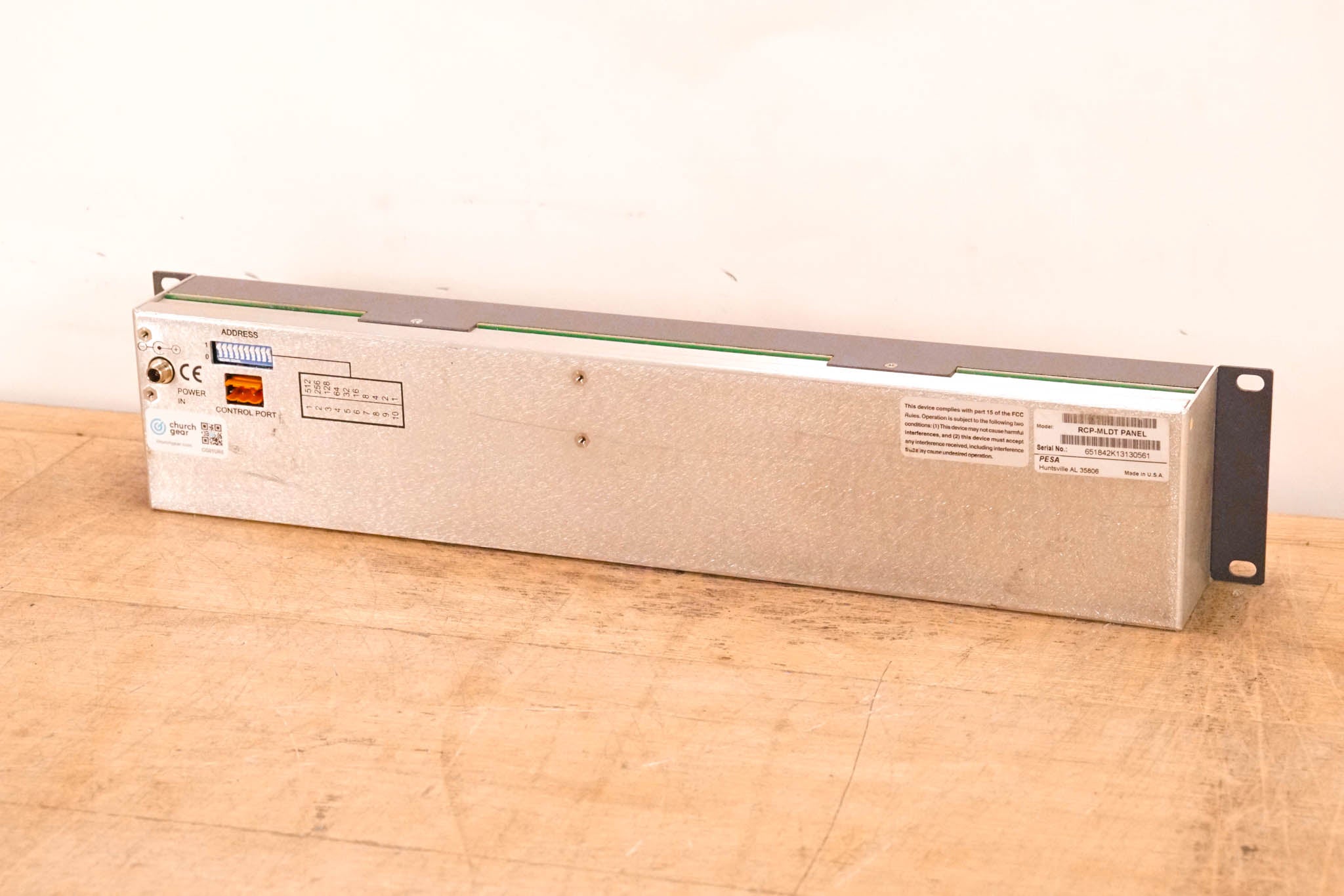 Pesa RCP-MLDT 2RU Matrix Switcher Control Panel (NO POWER SUPPLY)