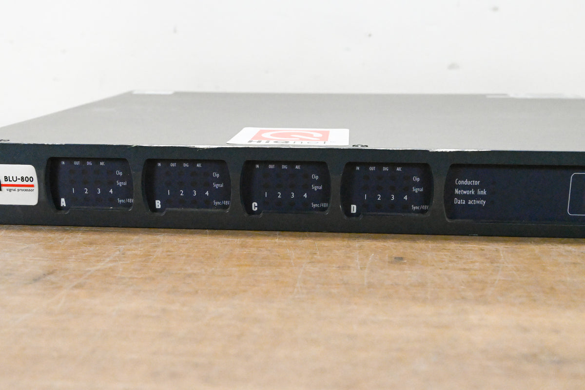 BSS London BLU-800 Signal Processor with BLU link and CobraNet