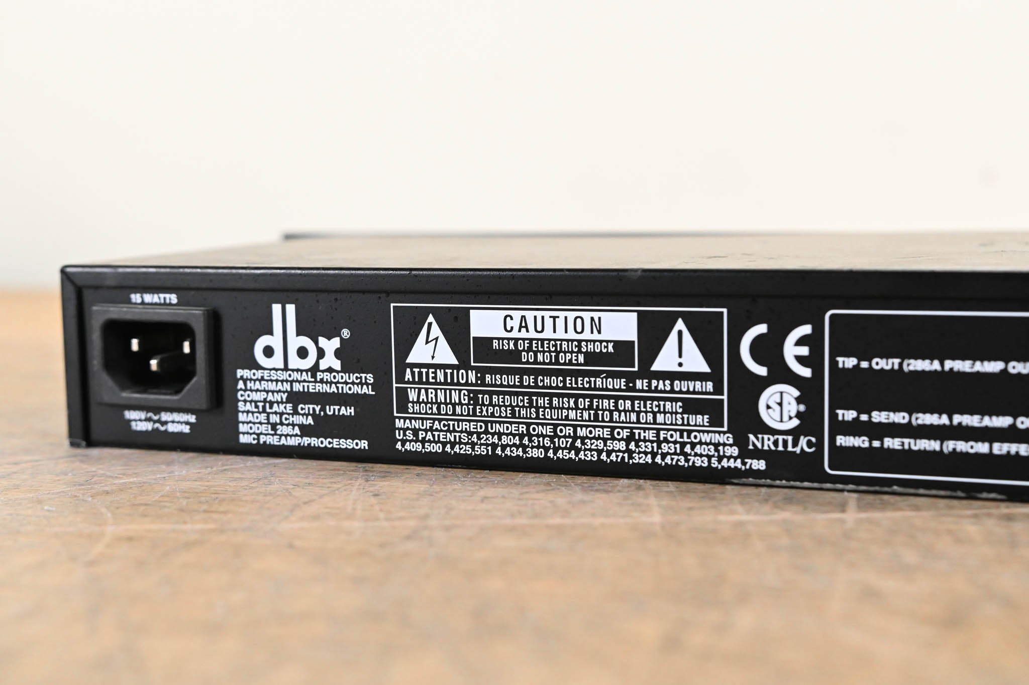 dbx 286A Microphone Preamp Processor CG01BJ6