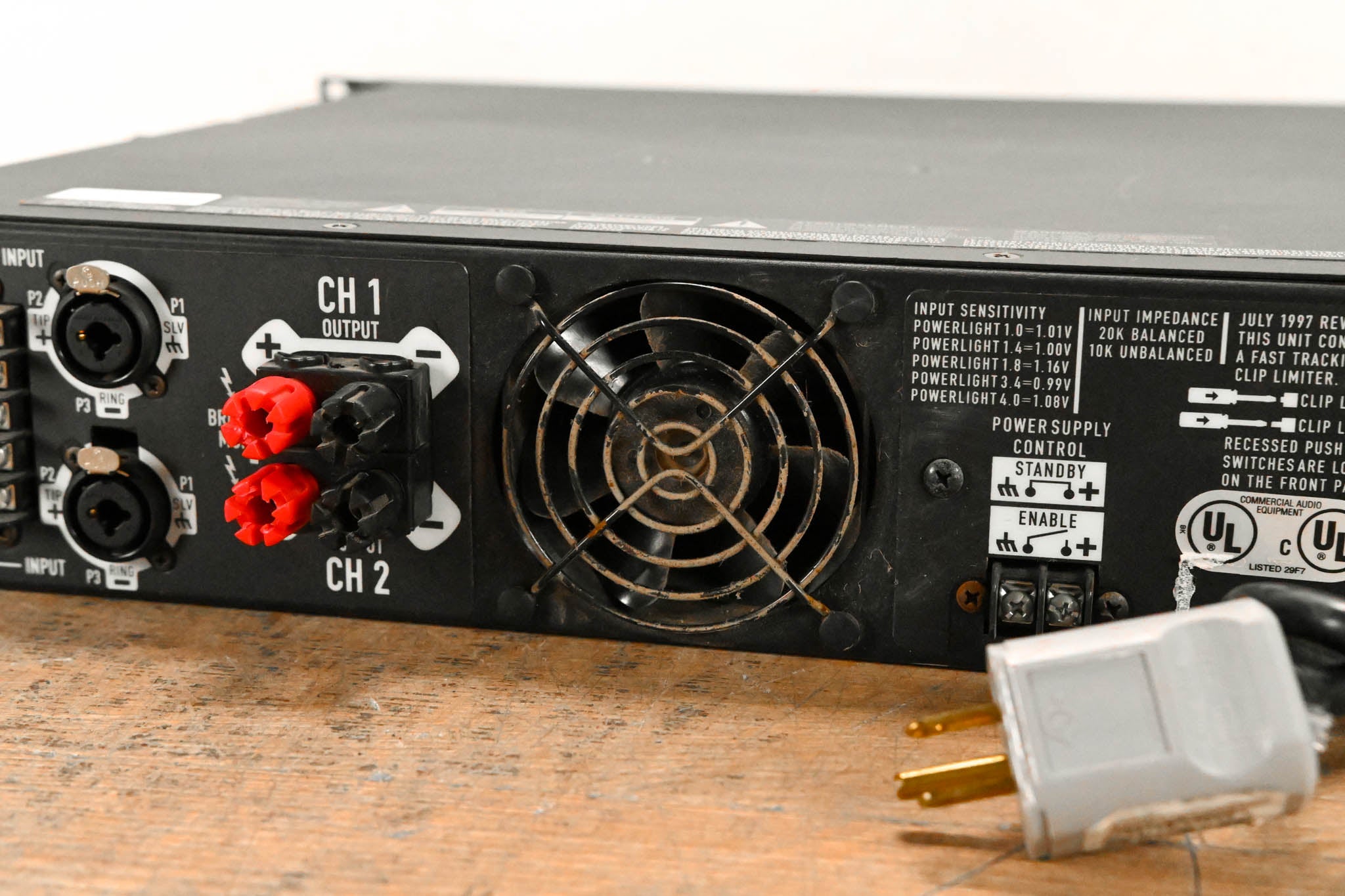 QSC PowerLight 1.4 2-Channel Power Amplifier