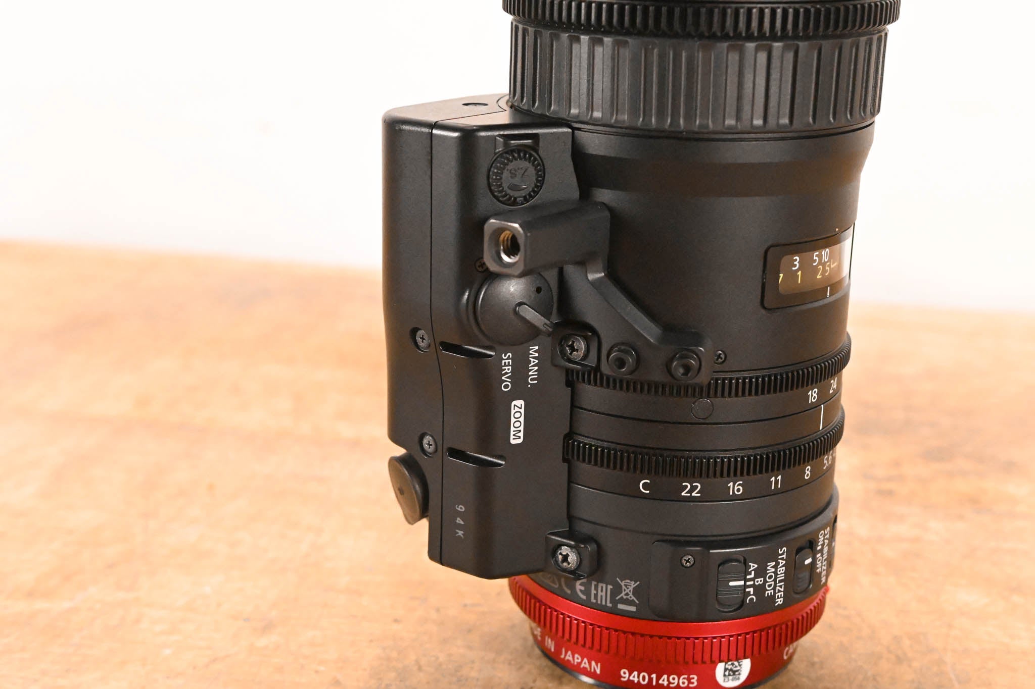 Canon CN-E 18-80mm T4.4 Compact-Servo Cine Zoom Lens (EF Mount)