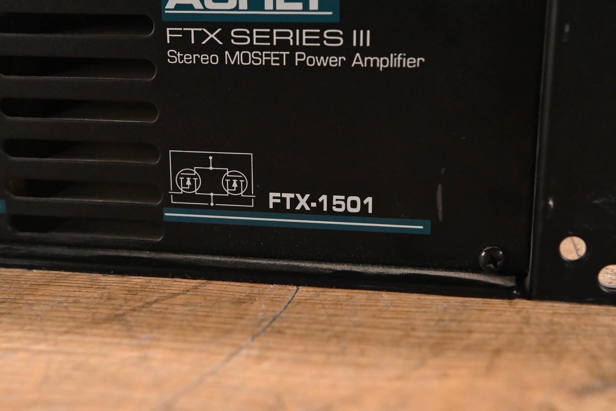 Ashly FTX-1501 FTX Series III Stereo MOSFET Power Amplifier