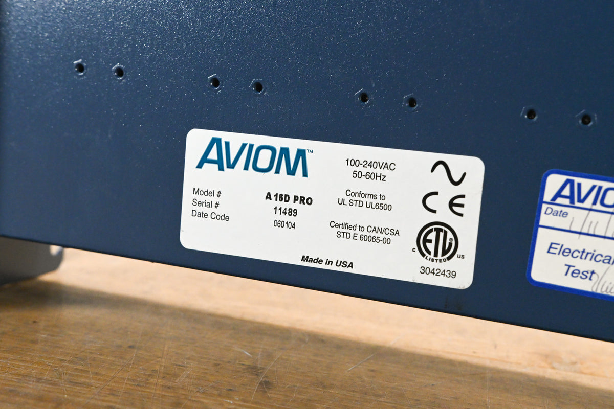 Aviom A-16D Pro A-Net Distributor
