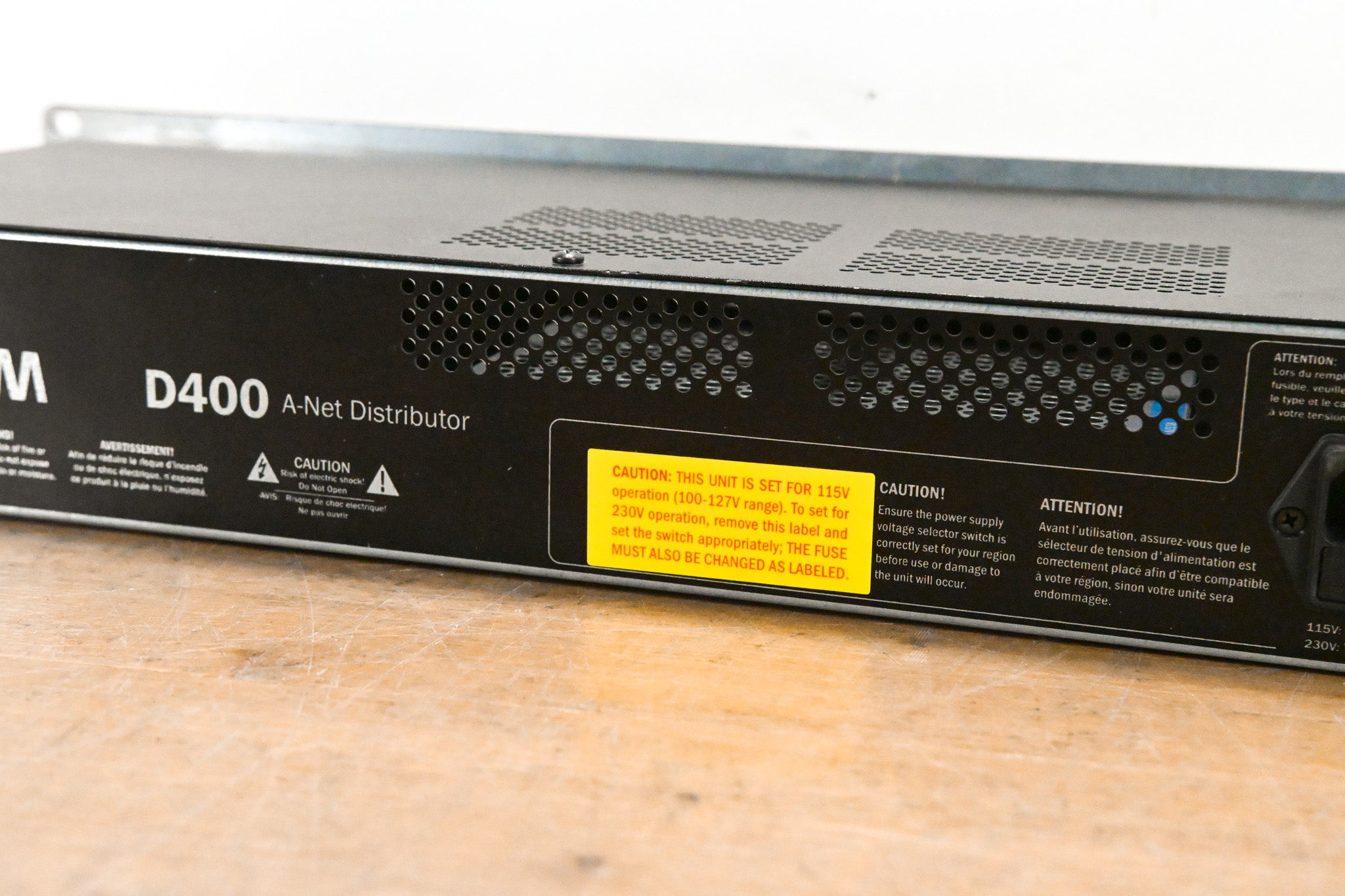 Aviom D400-Dante A-Net Distributor with Dante Connectivity