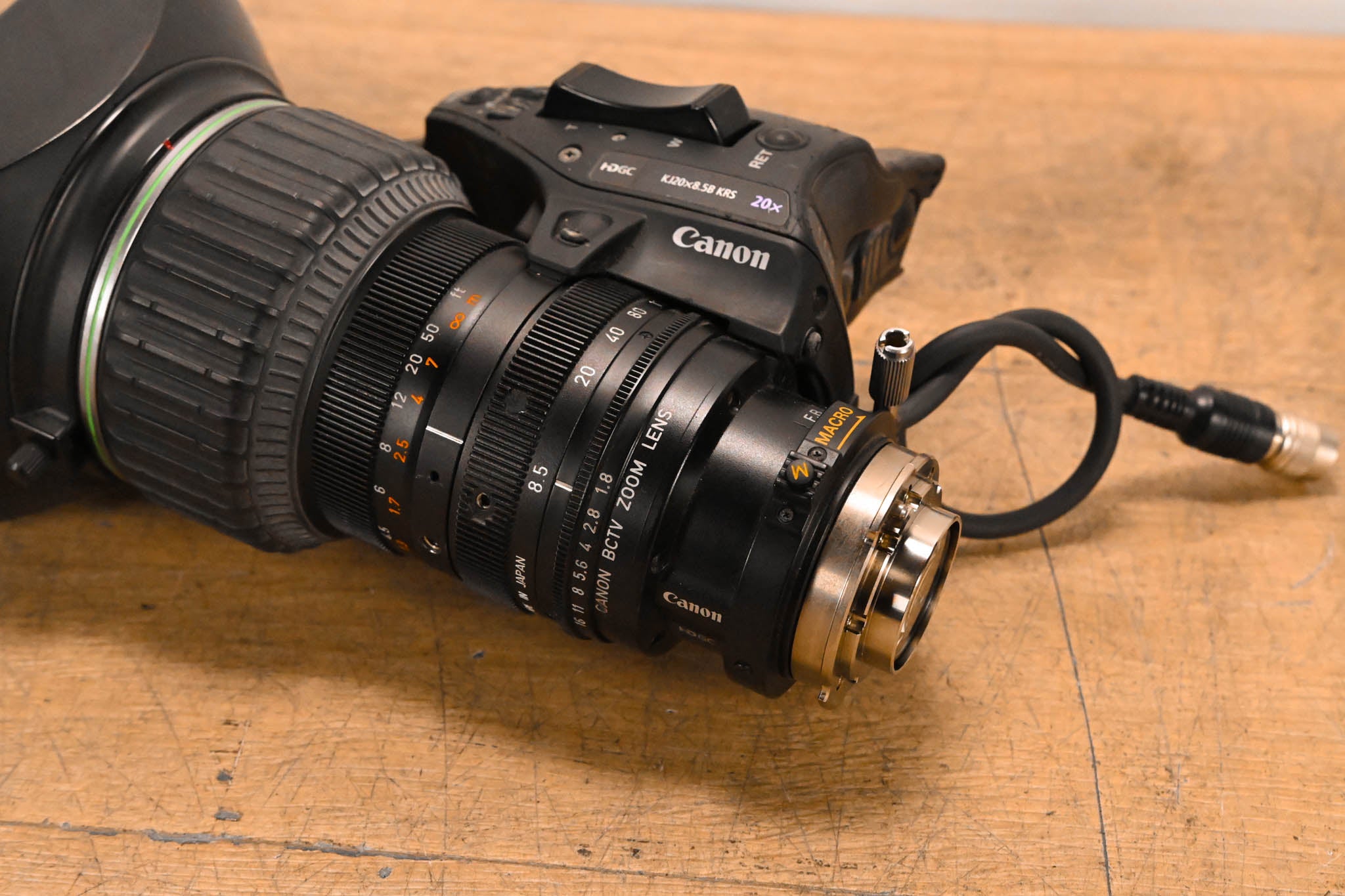 Canon KJ20x8.5B KRS HDgc 20x 2/3" ENG High Definition Telephoto Lens