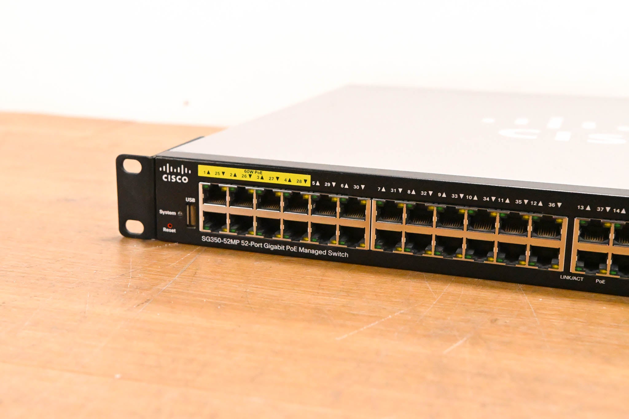 Cisco SG350-52MP 52-Port Gigabit PoE Managed Switch