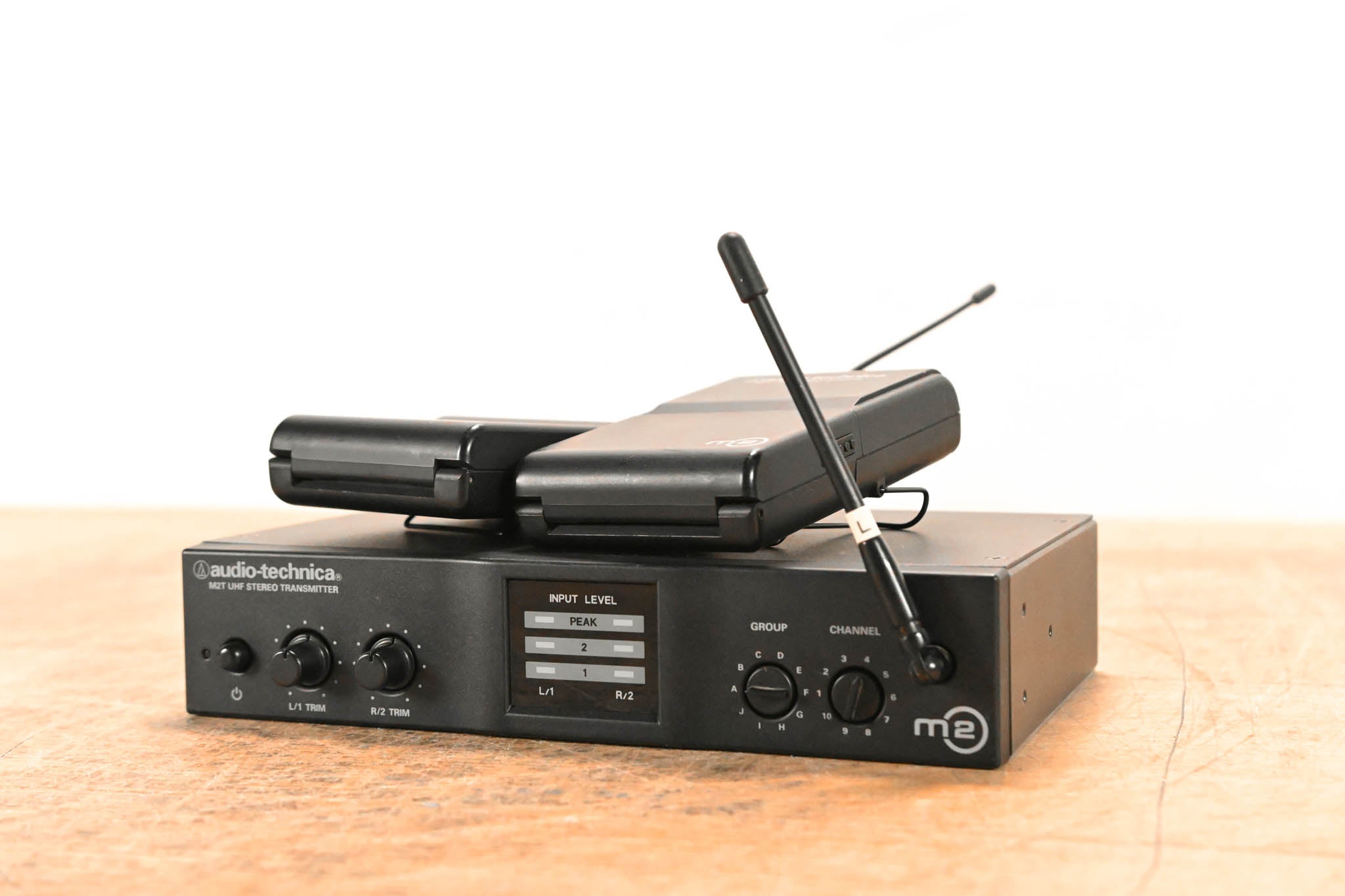 Audio-Technica M2 Wireless IEM System w/ 2 Bodypacks 575-608 MHz NO PSU