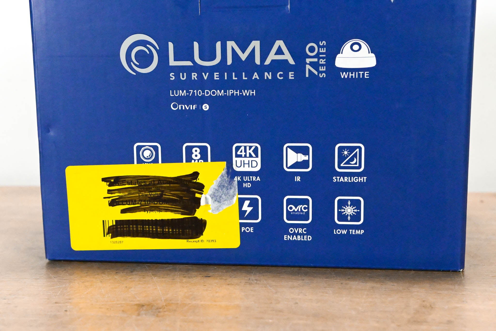 Luma Surveillance LUM-710-DOM-IPH-WH Dome IP Outdoor Camera - White