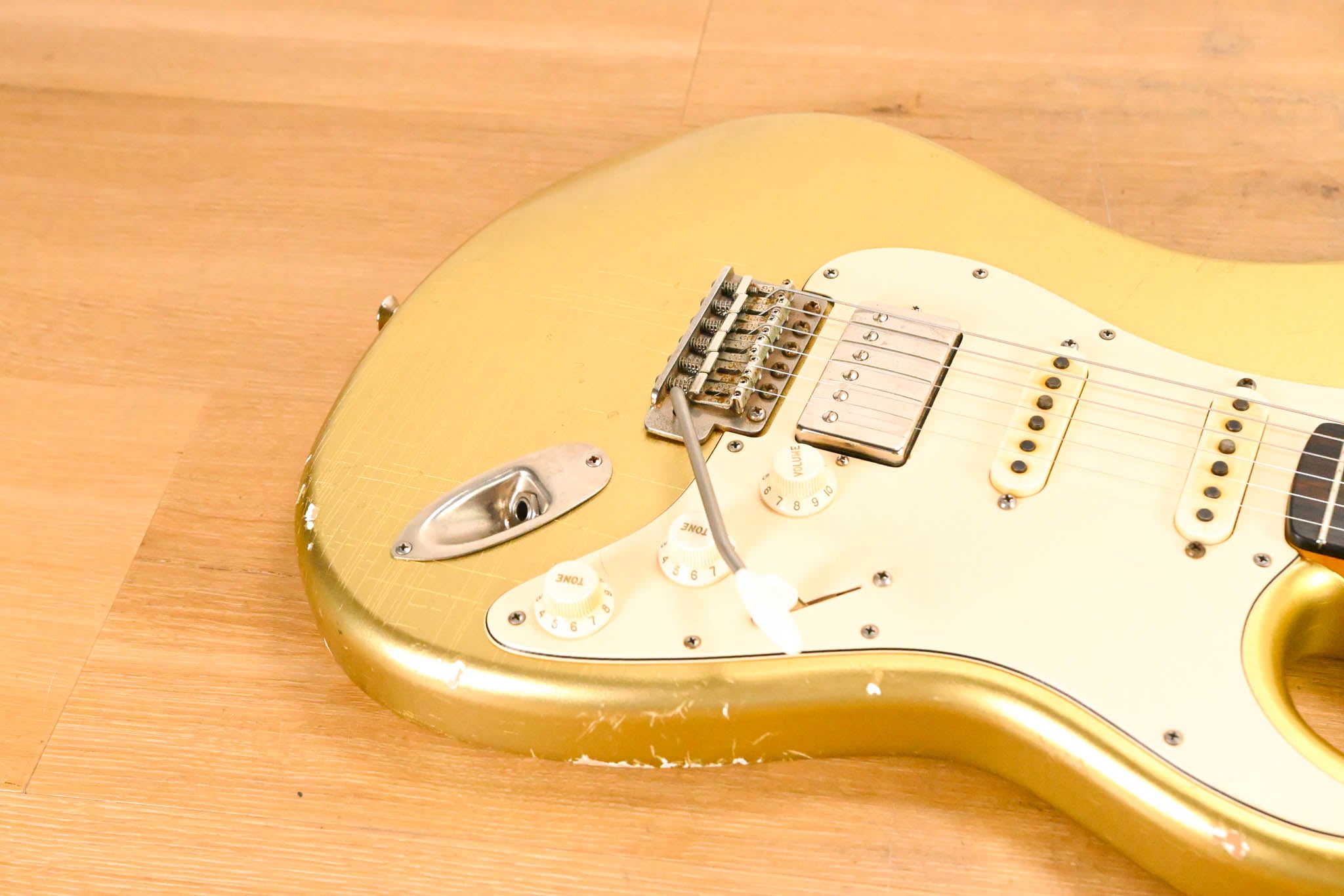 TMG Dover Custom S-Style HSS - Aged Aztec Gold