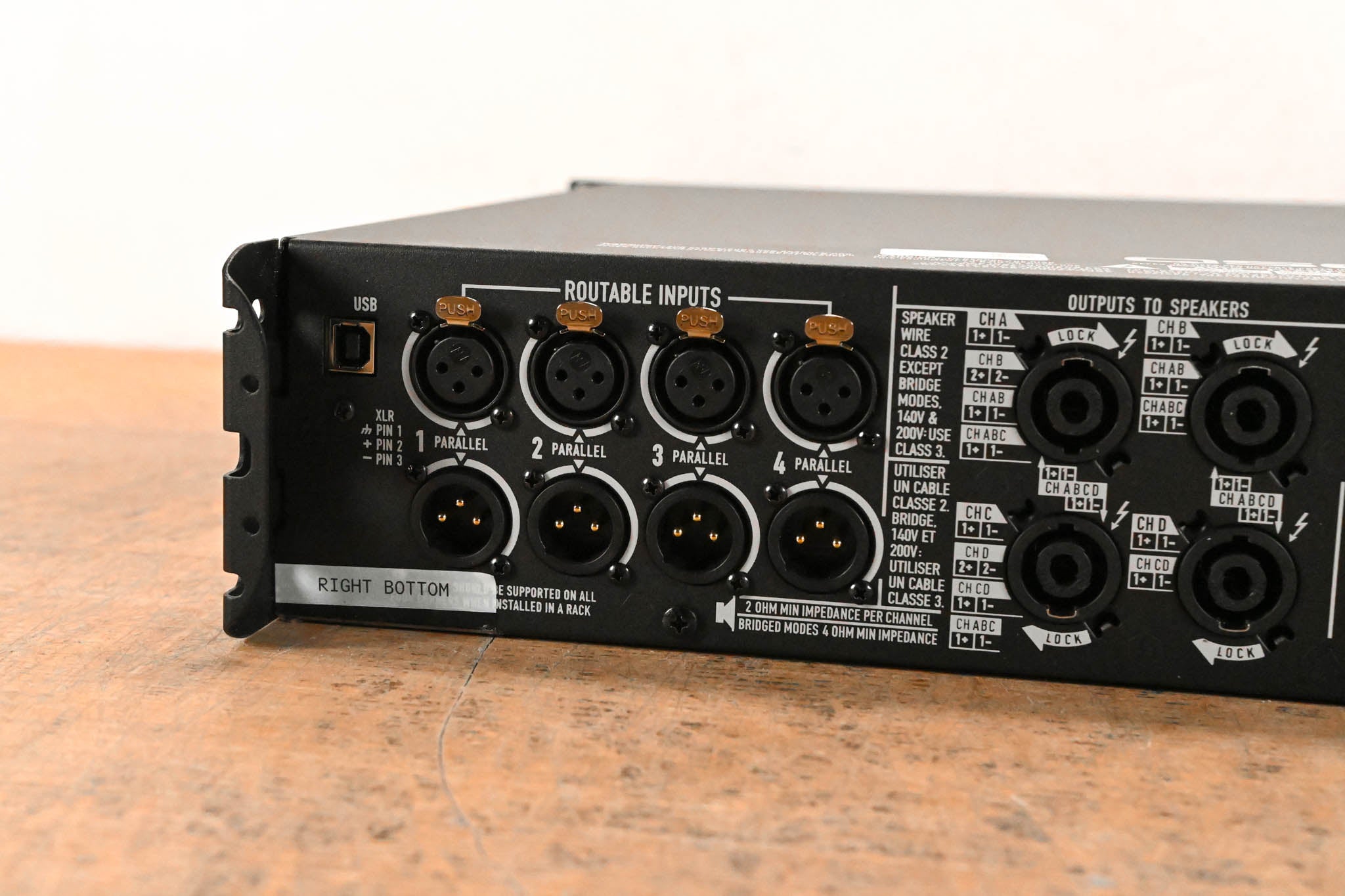 QSC PLD4.5 Four-Channel Power Amplifier with DSP