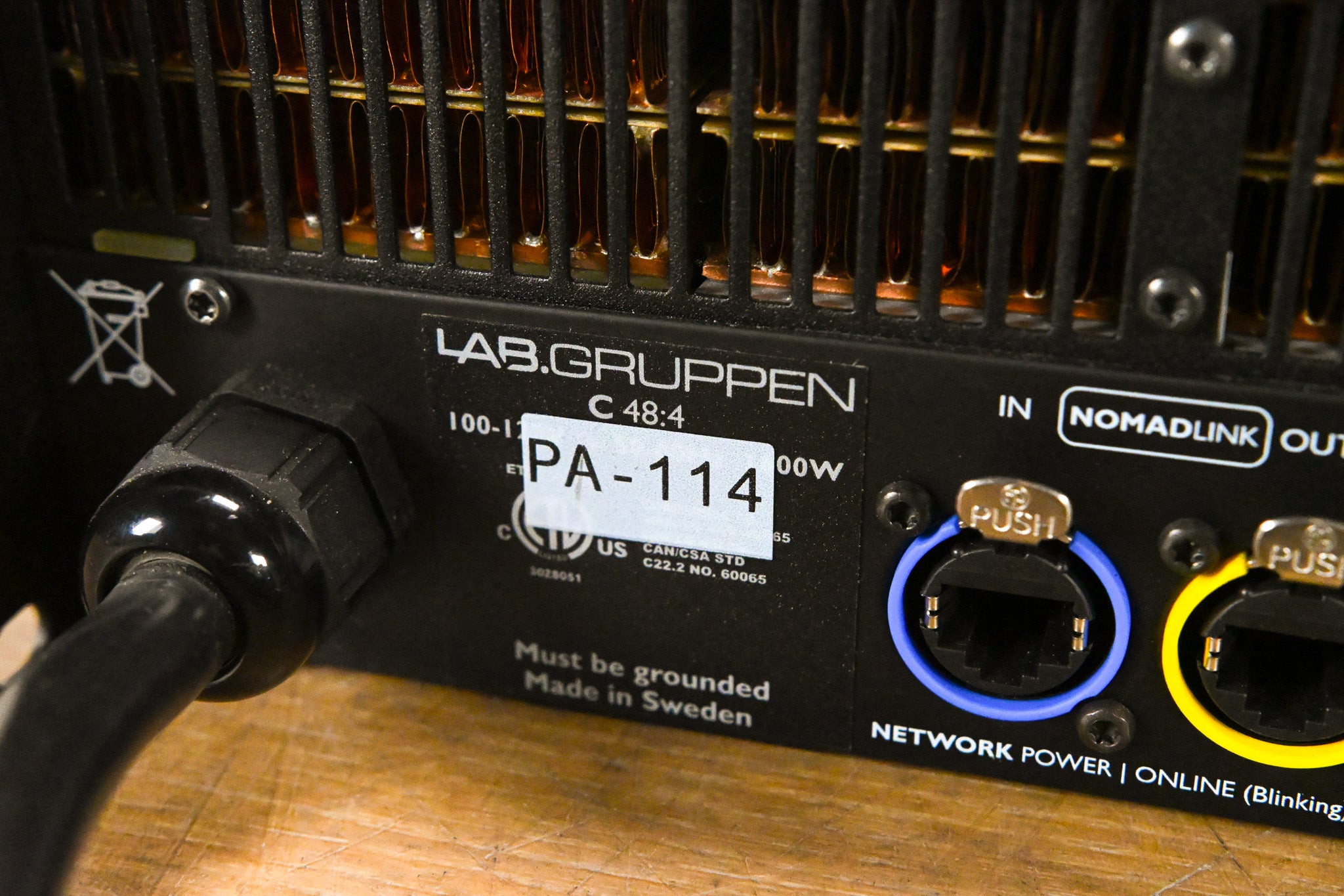 Lab Gruppen C 48:4 4800W 4-Channel Power Amplifier