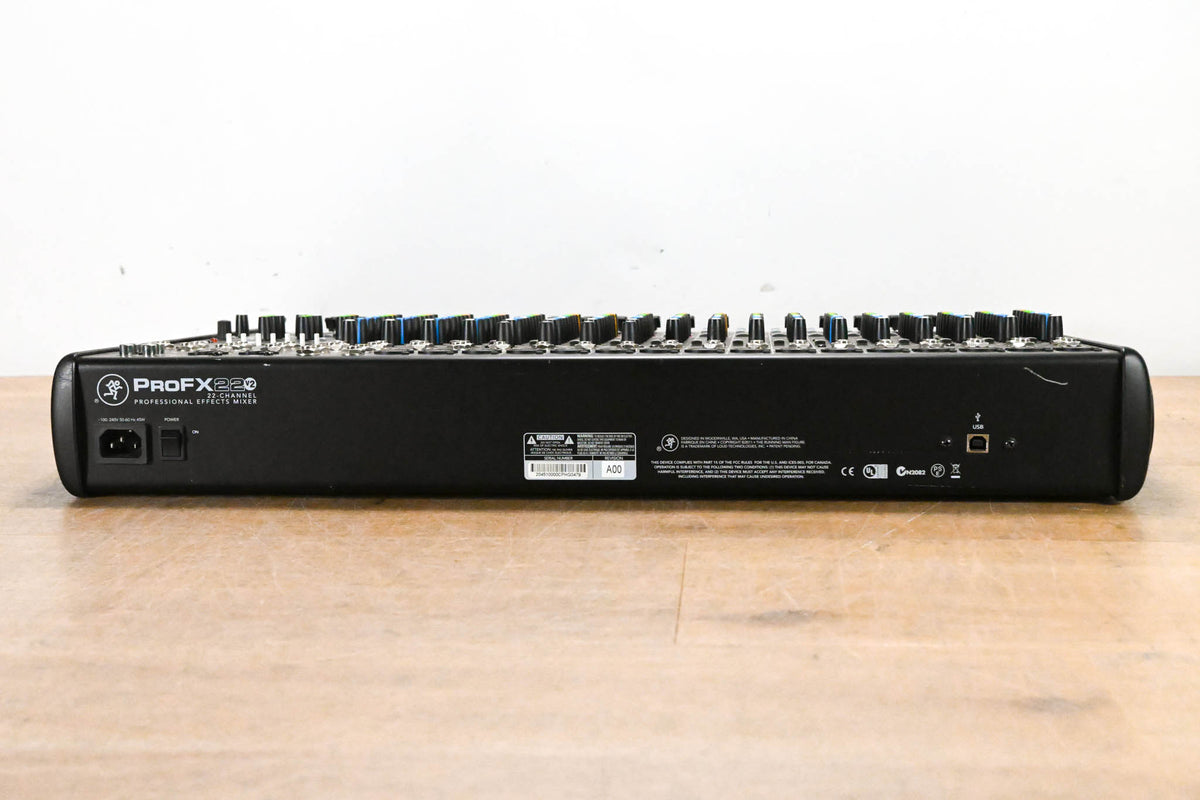 Mackie ProFX22v2 22-Channel Audio Mixer with USB and Effects