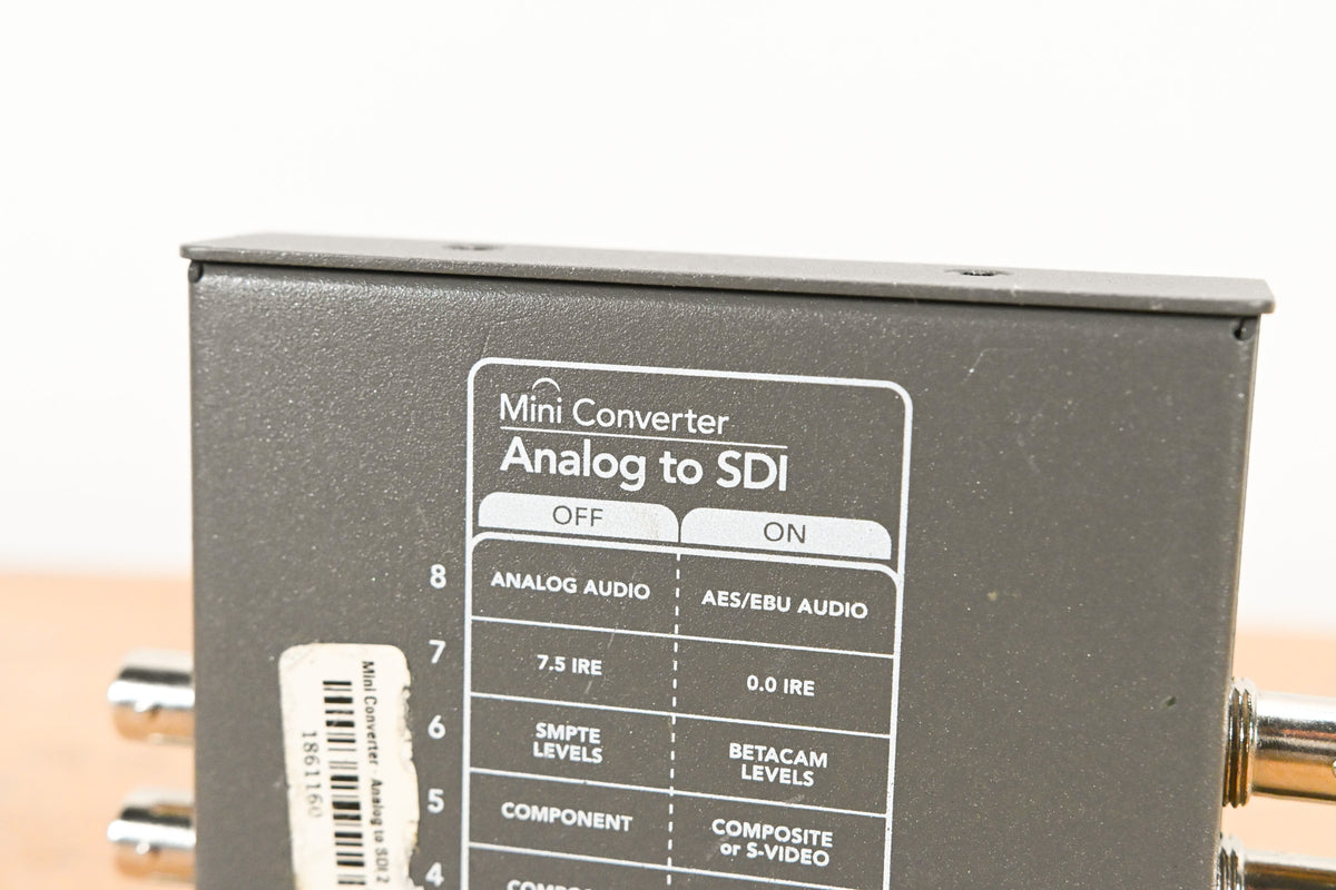 Blackmagic Design Mini Converter Analog to SDI (NO POWER SUPPLY)