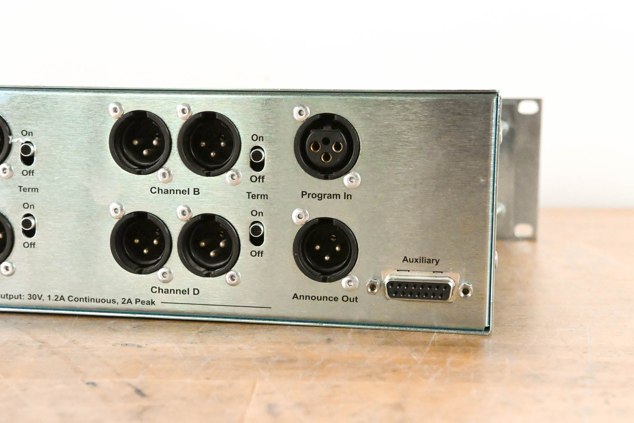 Clear-Com MS-704 2RU Four-Channel Main Station