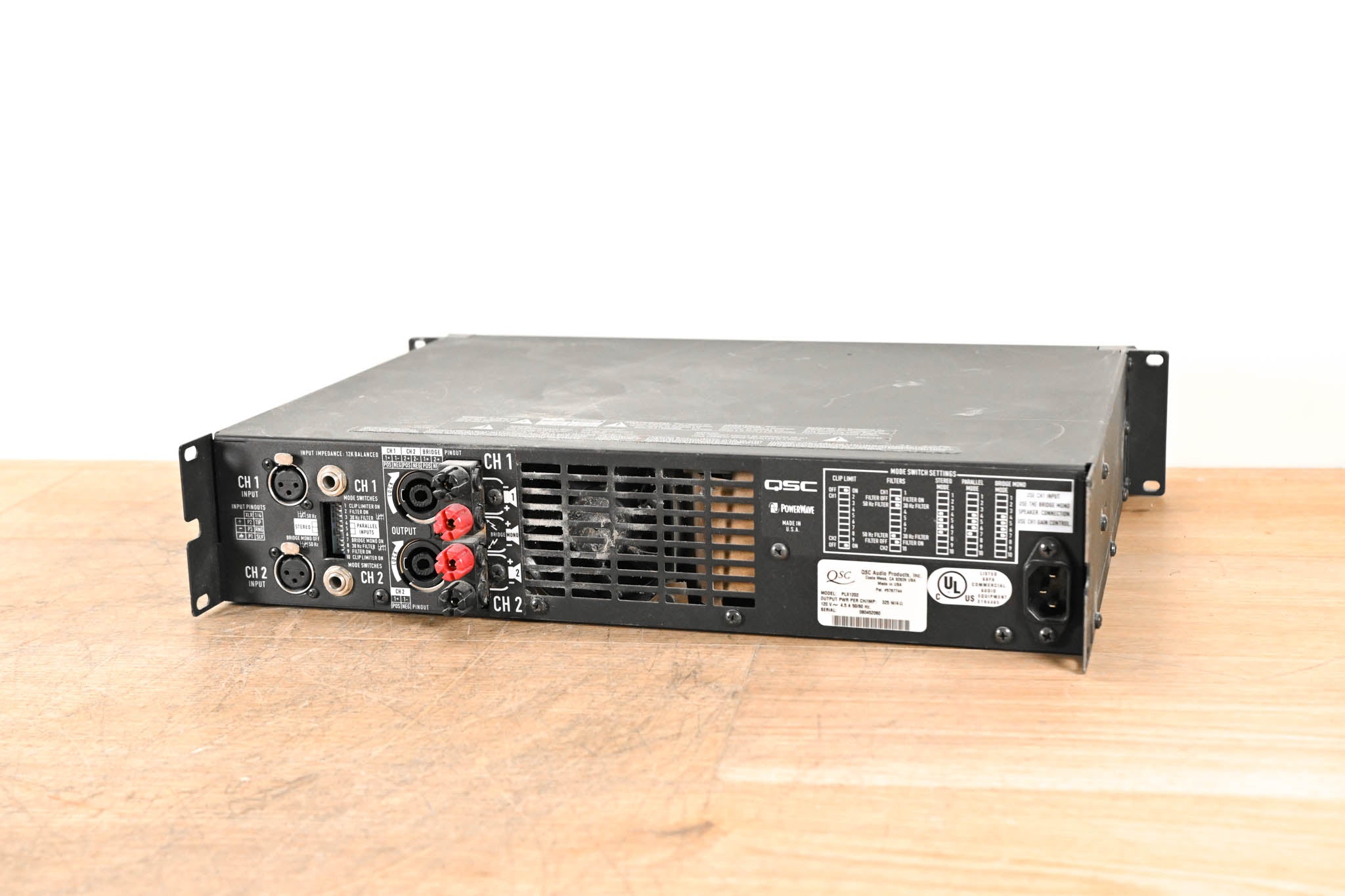 QSC PLX1202 2-Channel Power Amplifier