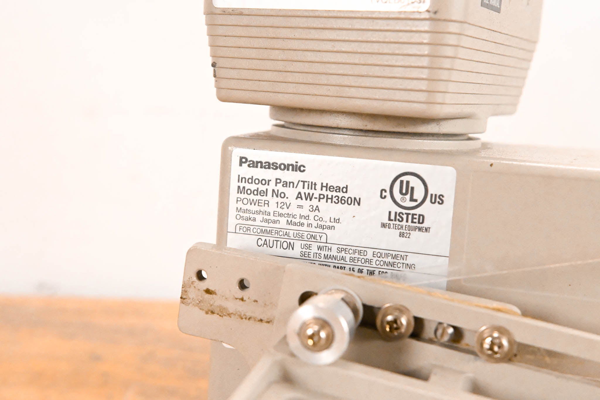 Panasonic AW-PH360N Heavy Duty Indoor Pan/Tilt Head (NO POWER SUPPLY)