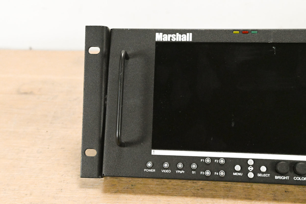 Marshall V-MD702 Dual 7" 3RU Rack Mount LCD Monitor (NO POWER SUPPLY)