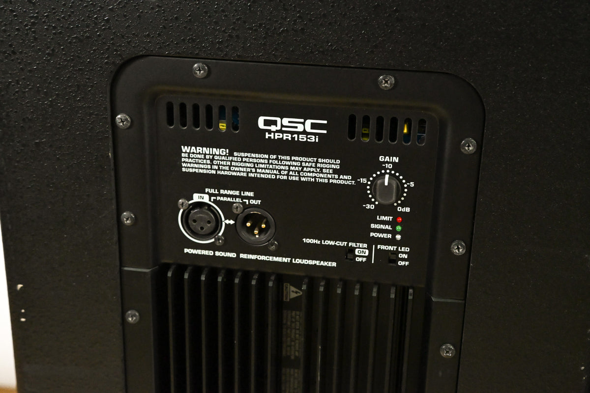 QSC HPR153i 15" 3-Way Powered Loudspeaker (PAIR)