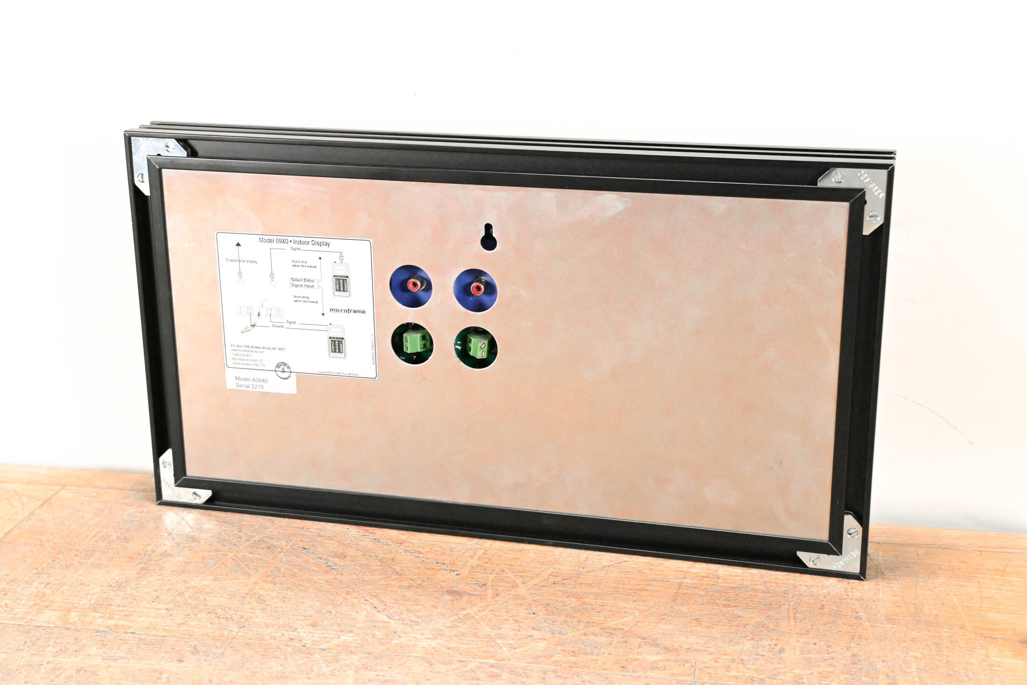 Microframe A0940 4-Digit Single-Display Ceiling Mount