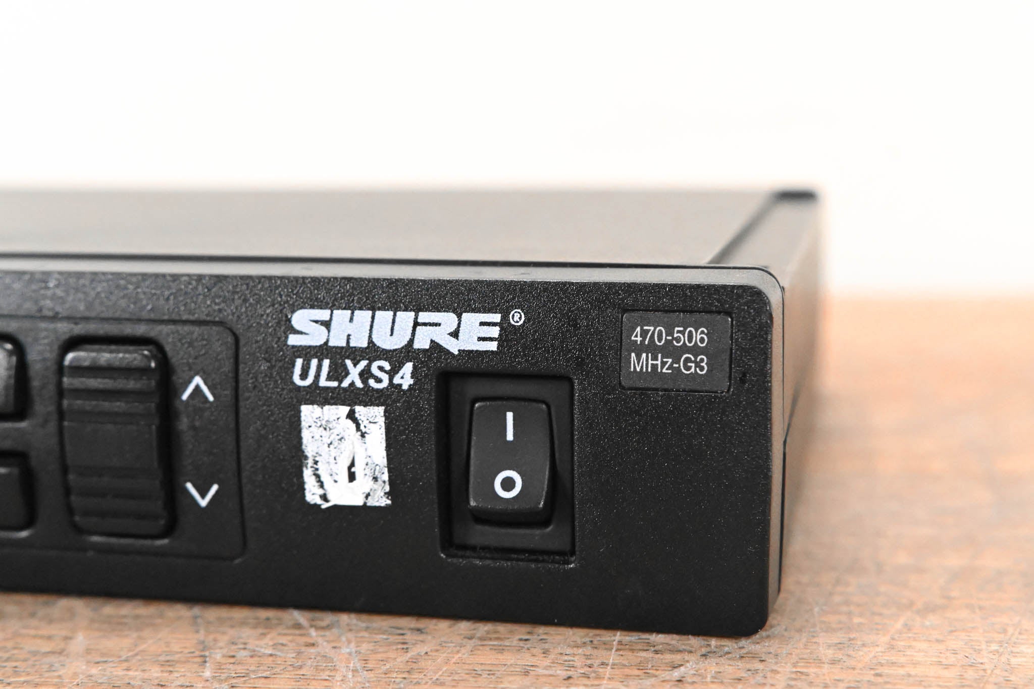 Shure ULXS4 Wireless Receiver - G3 Band: 470-506 MHz (NO POWER SUPPLY)