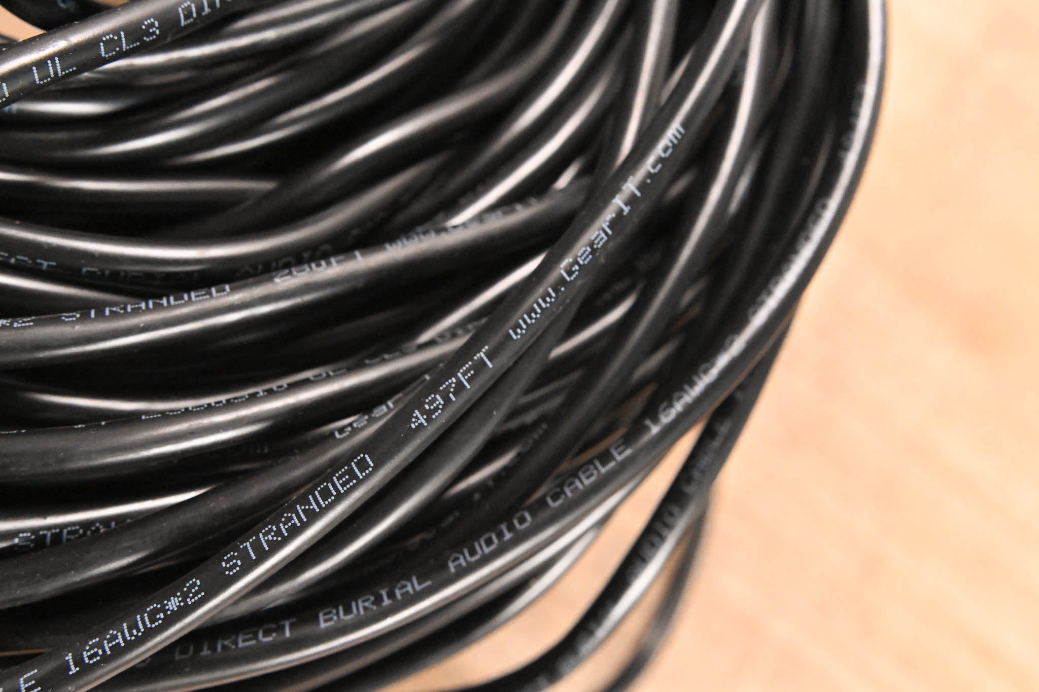GearIT 16/2 16AWG CL3 In-Wall / Direct Burial Speaker Wire - 500'