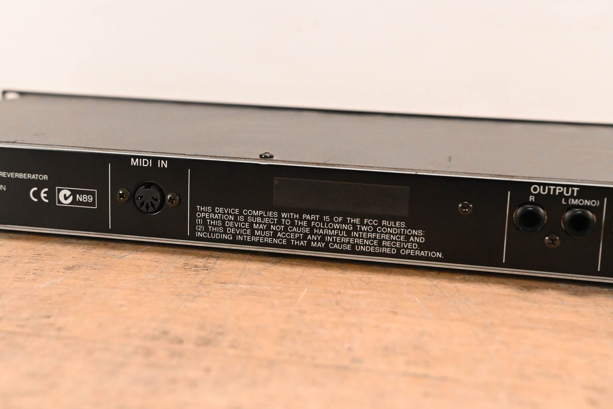 Yamaha REV100 Digital Reverberator (NO POWER SUPPLY)