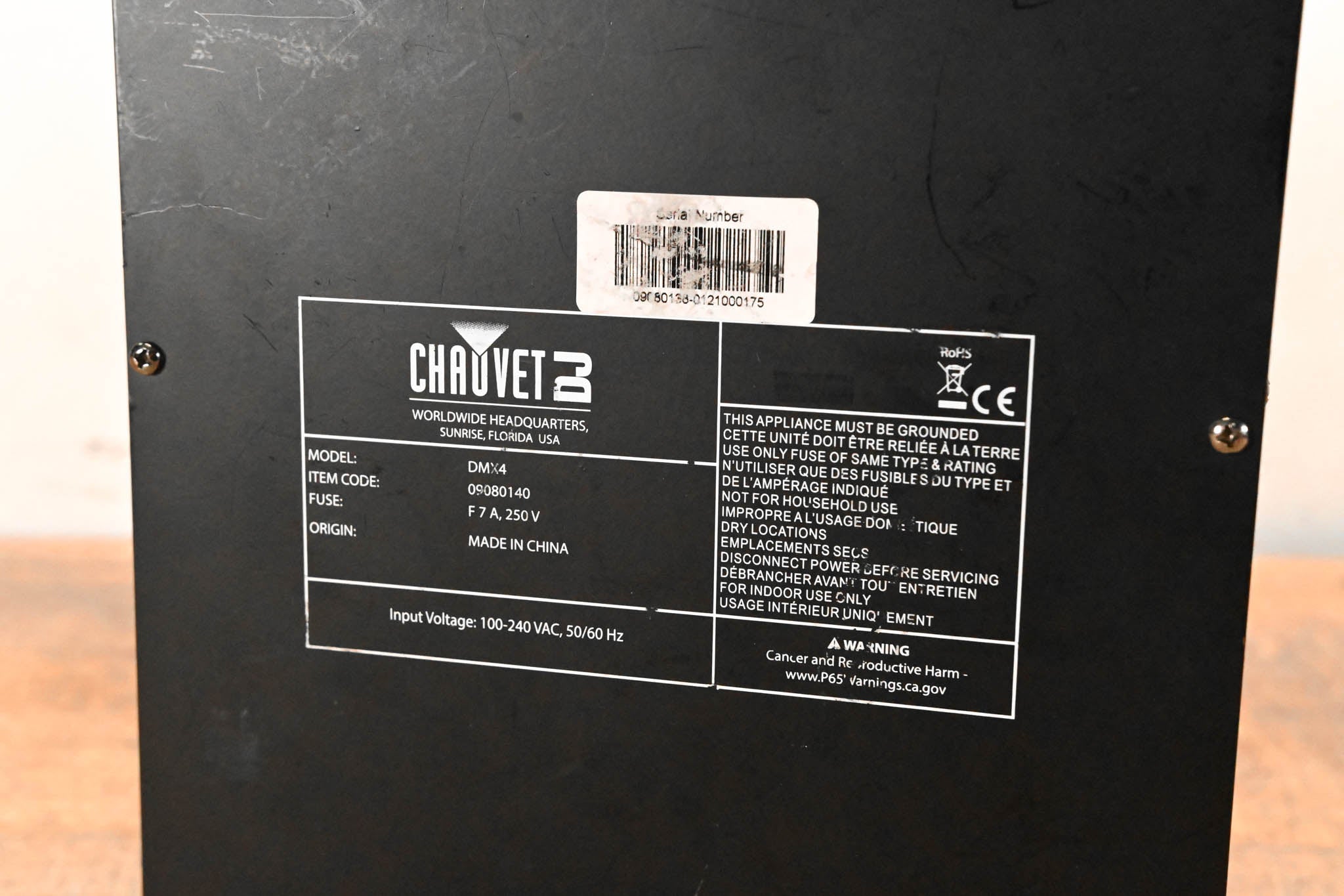 Chauvet DMX-4 4-Channel DMX Dimmer/Relay Pack
