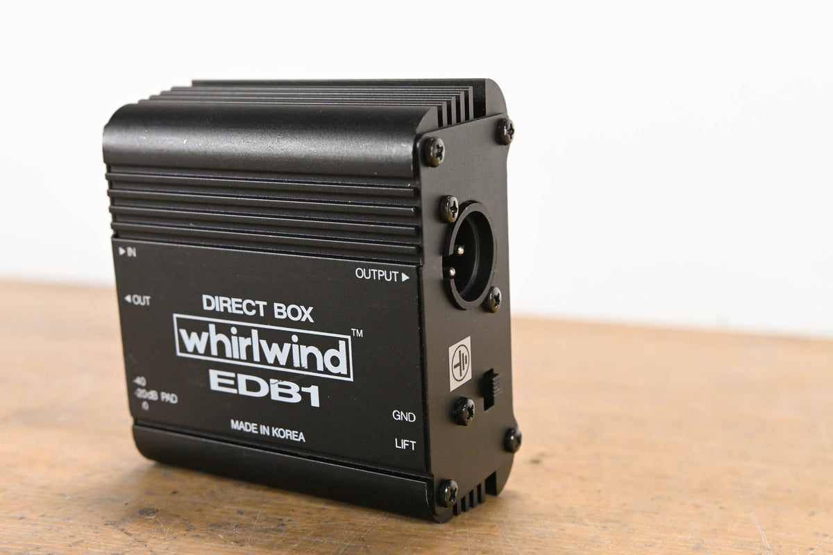 Whirlwind EDB1 1-Channel Passive Direct Box