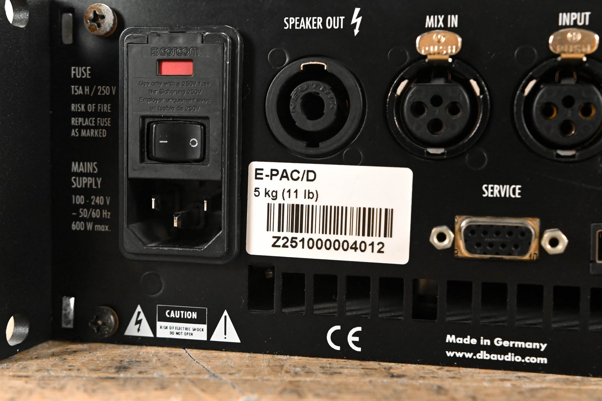 d&b audiotechnik E-PAC Single-Channel Power Amplifier Controller