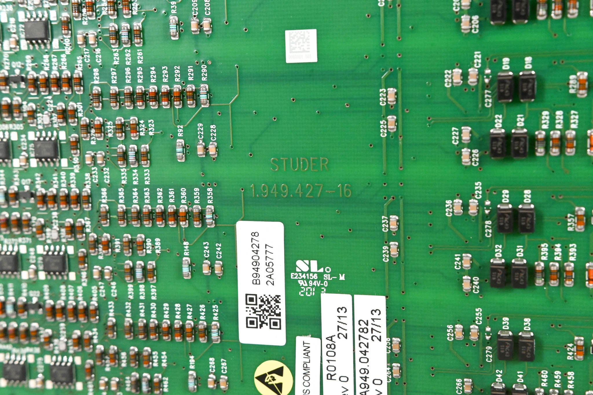 Studer Mic/Line In Card for D21m Modular I/O System