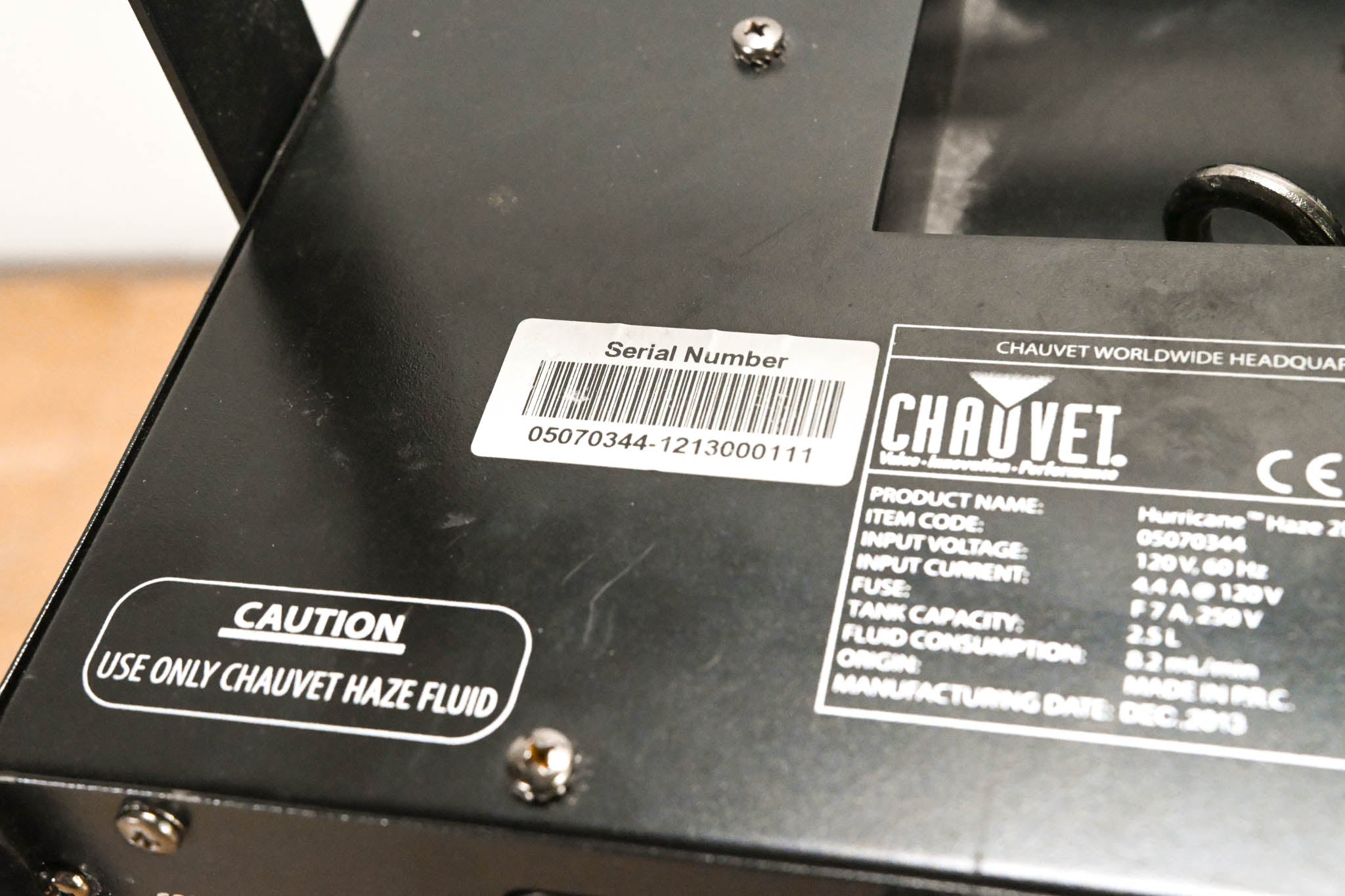 Chauvet Hurricane Haze 2D Water-Based Hazed Machine