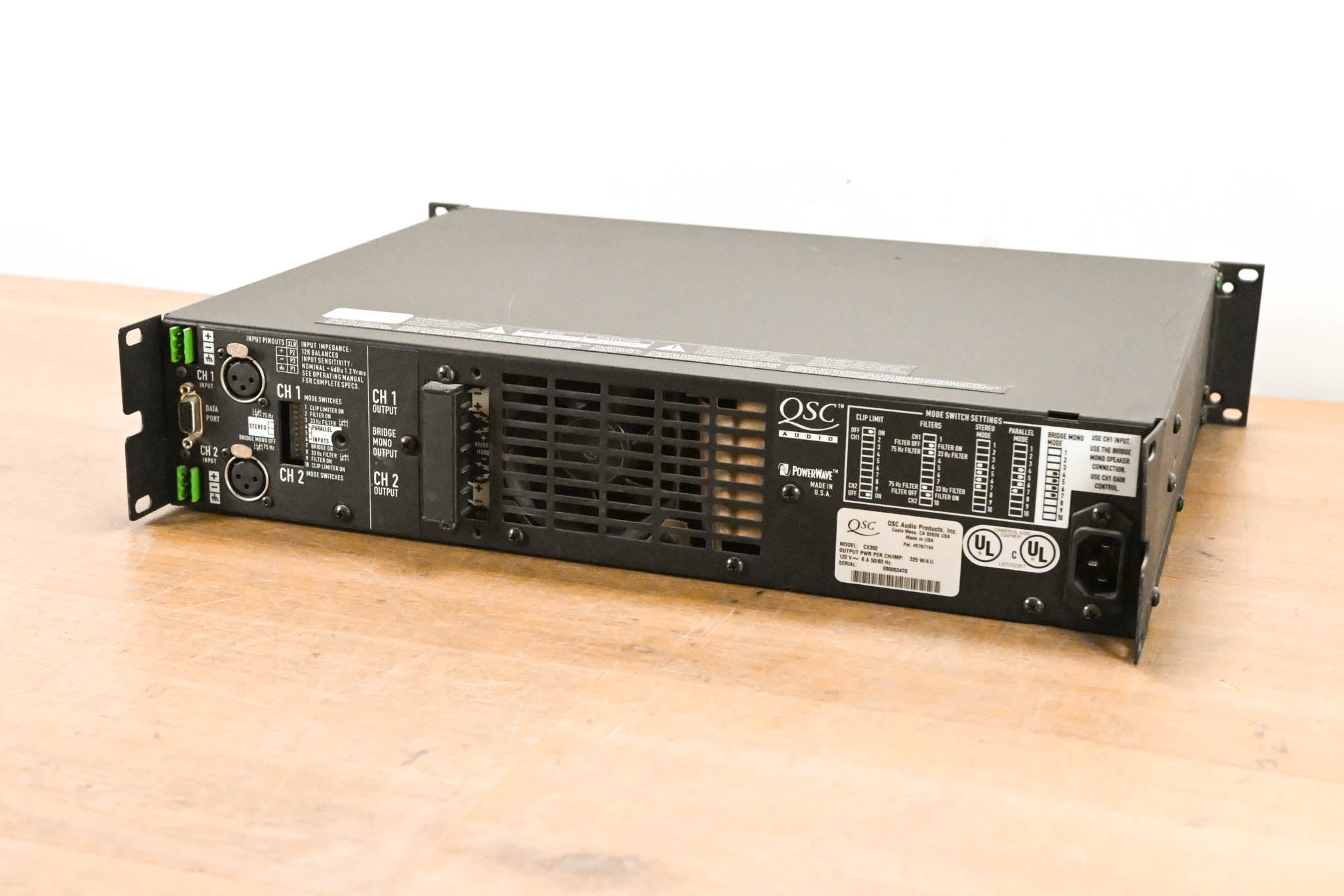 QSC CX302 2-Channel Power Amplifier