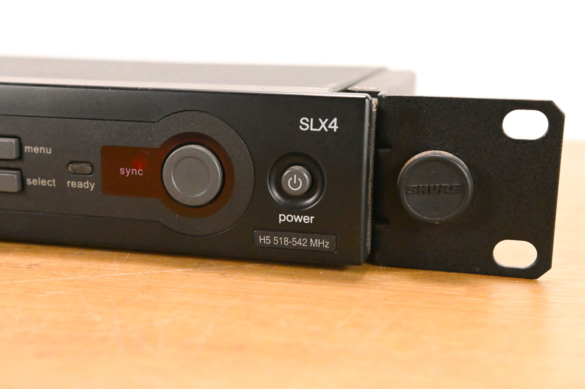 Shure SLX4 Wireless Receiver - H5 Band: 518-542 MHz (NO POWER SUPPLY)