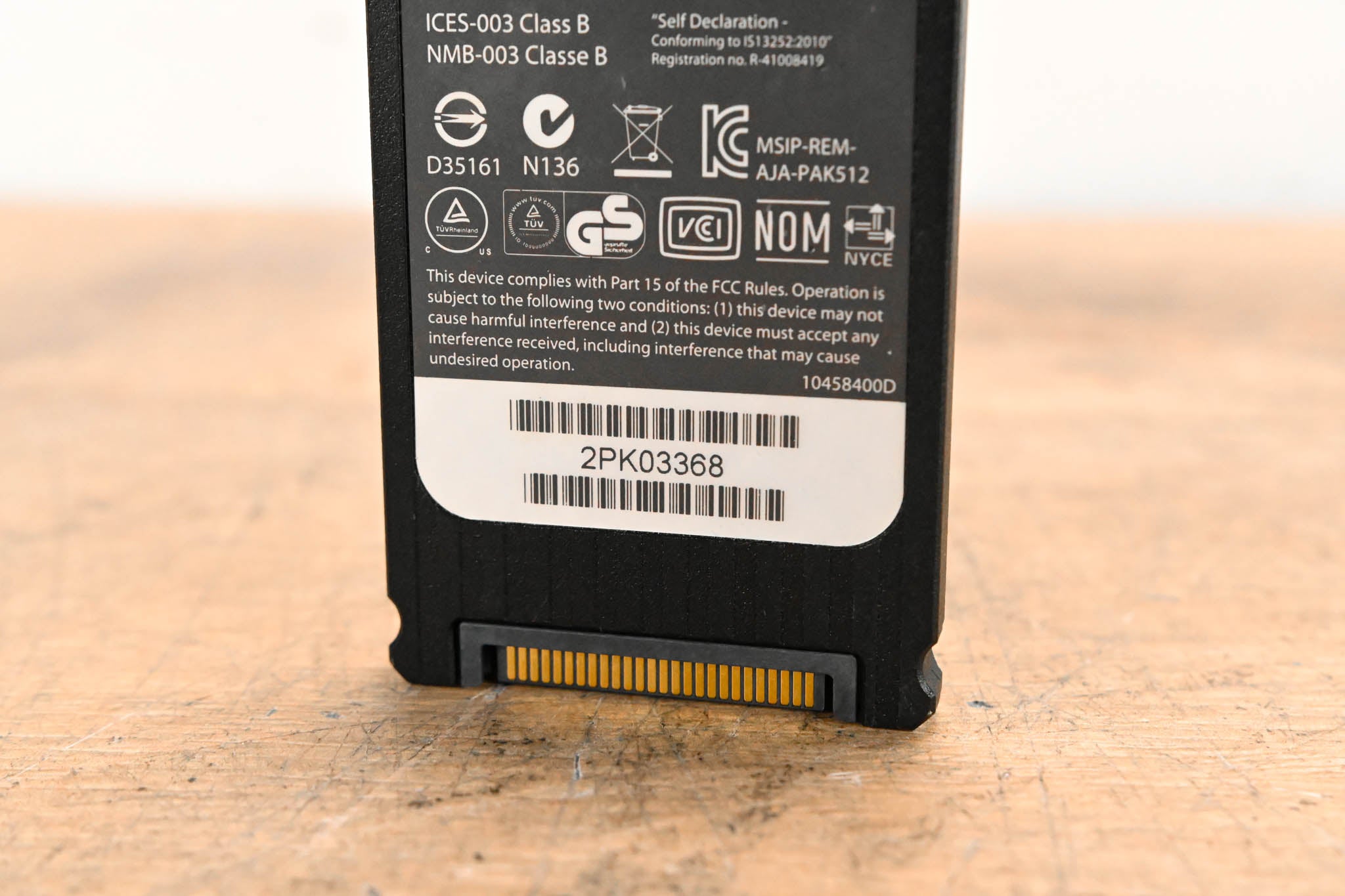 AJA PAK512 SSD Module for Ki Pro Systems