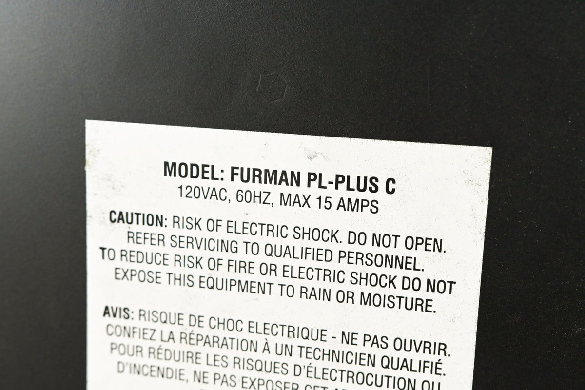 Furman PL-PLUS C 15A Power Conditioner with Voltmeter