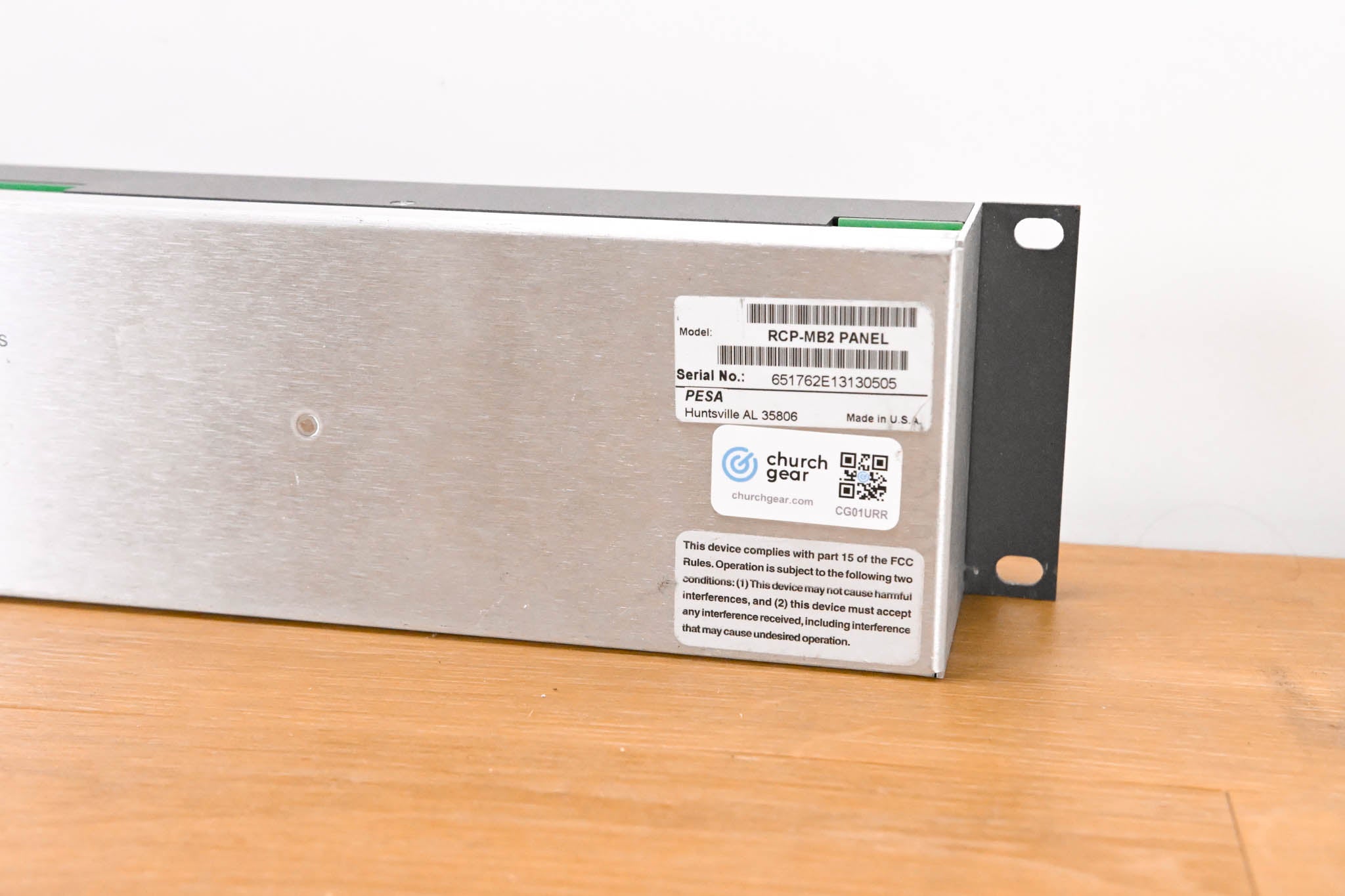 Pesa RCP-MB2 2RU Control Panel (NO POWER SUPPLY)