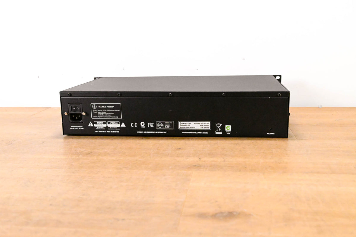 Soundcraft Mini Stagebox 16R Cat 5 16-CH Digital Stage Box w/ MADI Card