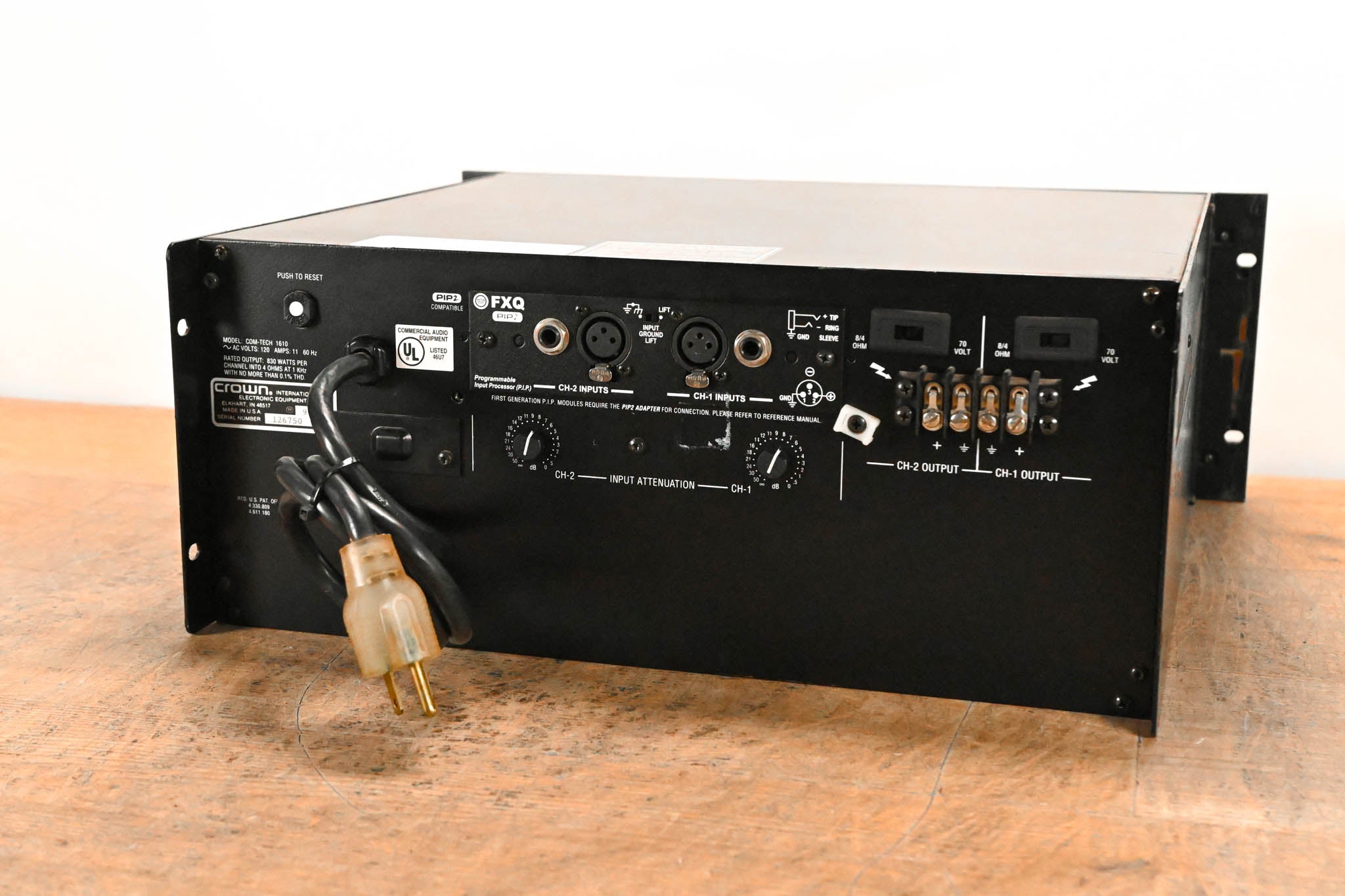 Crown Com-Tech 1610 2-Channel Power Amplifier