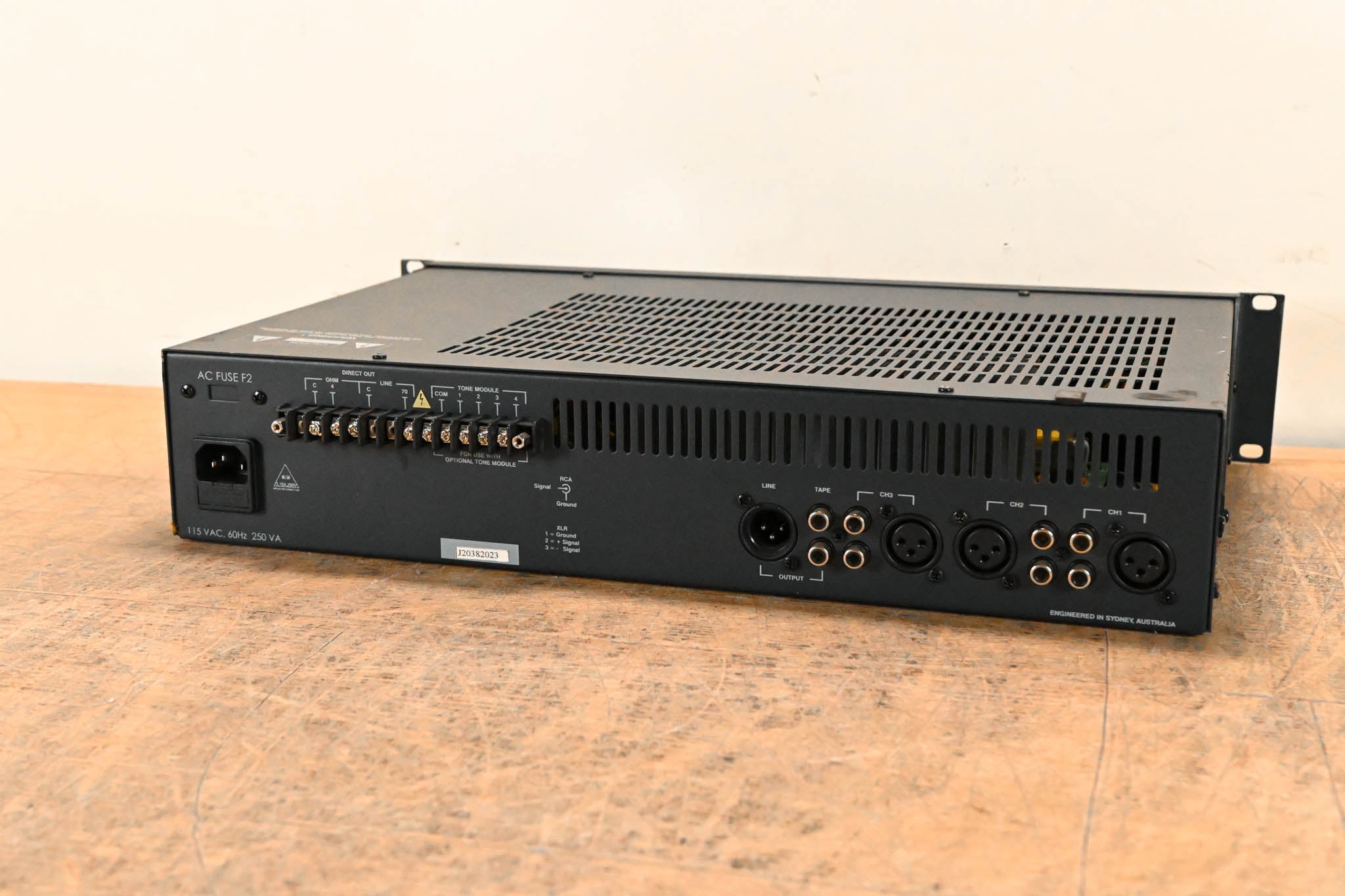 Australian Monitor AMC 60 60-Watt 2RU Mixer-Amplifier