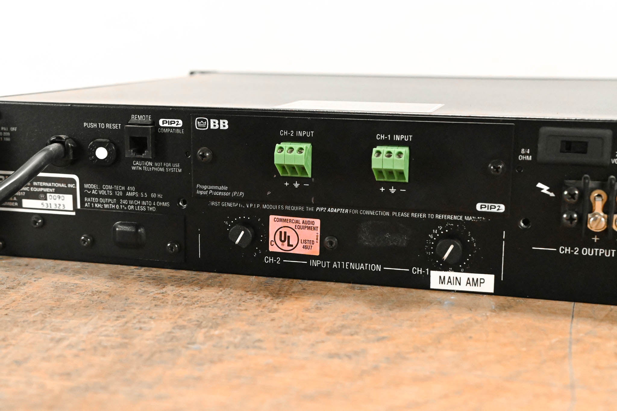 Crown Com-Tech 410 2-Channel Power Amplifier