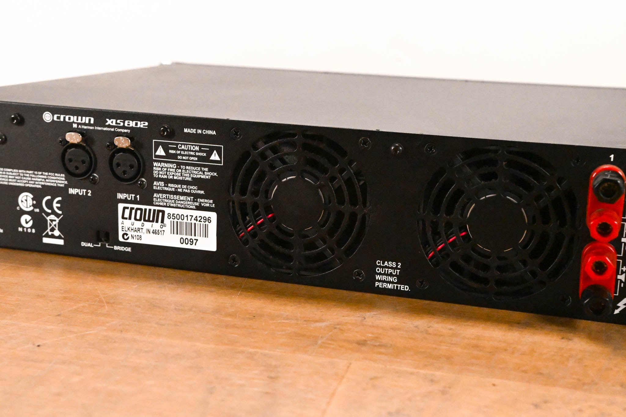 Crown XLS 802 2-Channel Power Amplifier