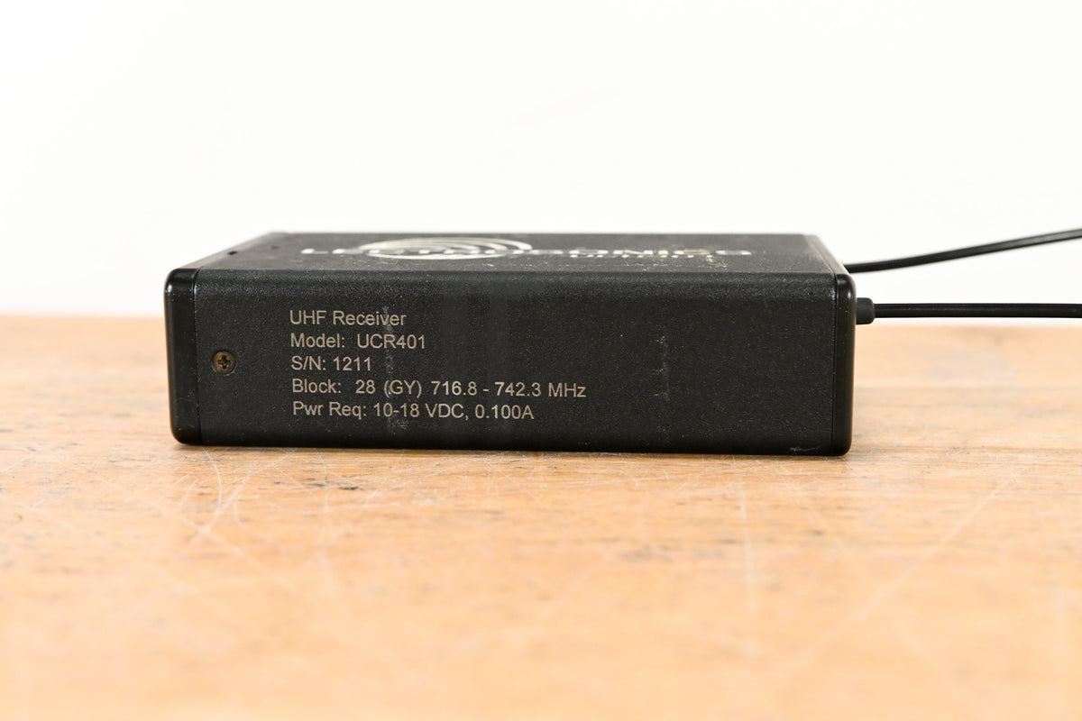 Lectrosonics UCR401 Receiver w/ UM200C Transmitter - Block 28 (NO PSU)