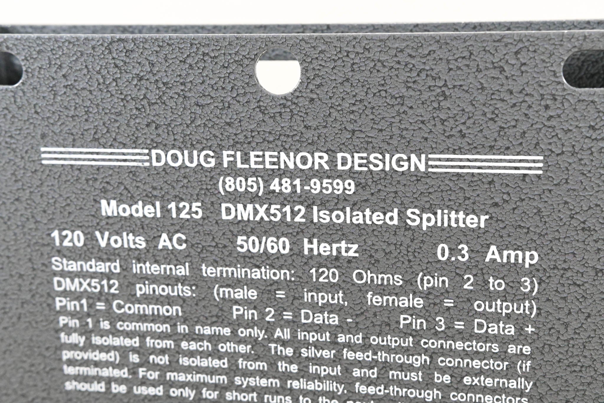 Doug Fleenor Design Model 125 DMX512 DMX Isolated Splitter / Amplifier